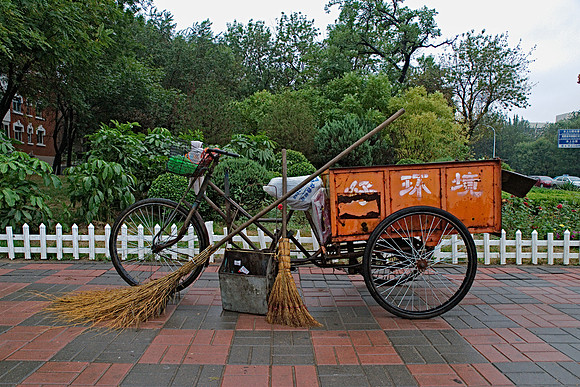 Bike and Brooms
