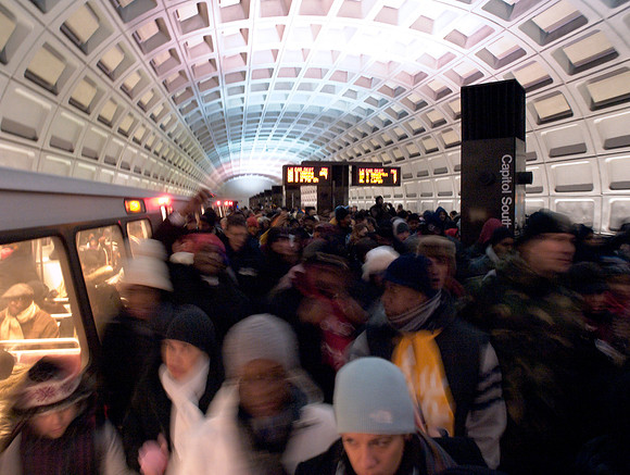 6:31am, Leaving the Metro